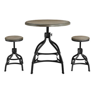 Lowes- WSLM3P -Industrial 3pc Table Set-SL-1