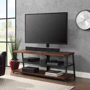 Payton 55in Brown Cherry 3-in-1 TV Stand