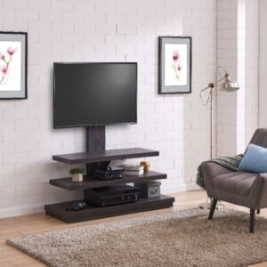 Mount-It! Media Stand Entertainment Center for TV, Audio Video, BLACK.
