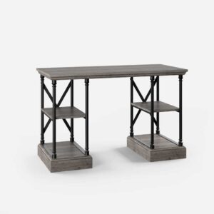 249-14-5146-Conway-Gray-Wood-Writing-Desk-with-Storage-Silo-1