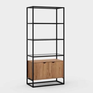 249-14-5919-72in-Ada-Mixed-Material-Bookshelf-with-Glass-Silo-1
