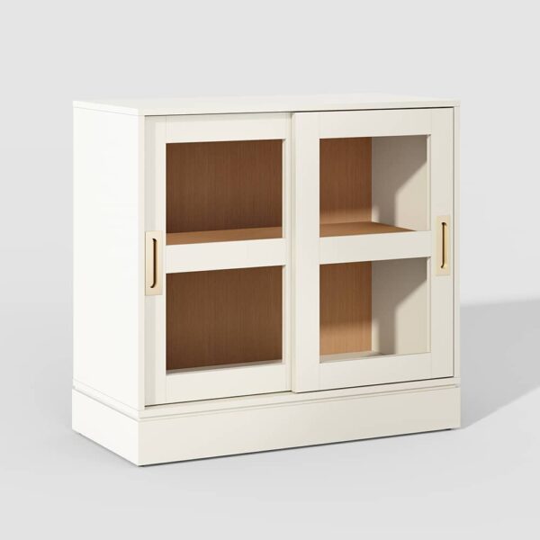 249.16.0033-32-Promontory-Sliding-Glass-2-Door-Cabinet-White-Threshold-designed-with-Studio-McGee