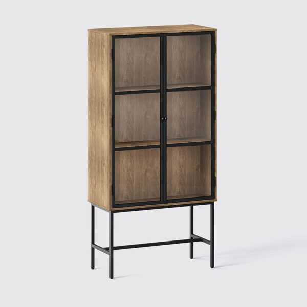 249.17.2821-Ahlmann-Glass-Door-Library-Cabinet-Brown-Project-62™