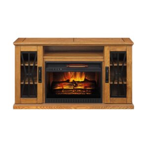 48in-Linwood-Golden-Oak-Fireplace1_MNFP48LW23IO-Silo-Front