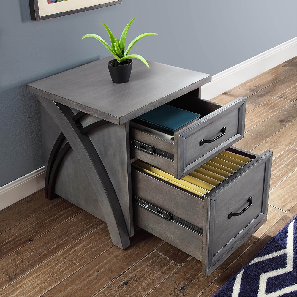 Axon Gray File Cabinet Whalen Furniture