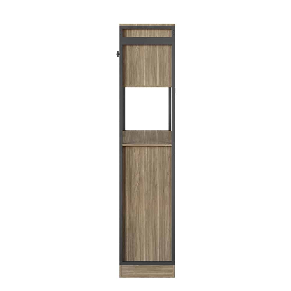 Bryant 30in Natural Walnut Closet With Doors And Drawers