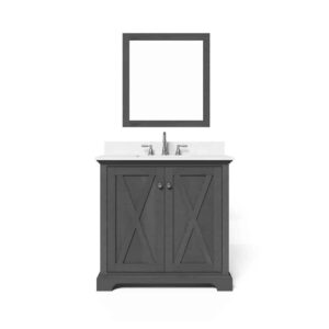 LWXG36VM-36in-Gray-X-Vanity-and-Mirror-Silo-Front