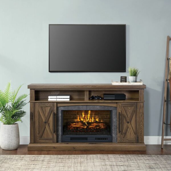 MNFP60HTN26HLAB_Houghton_60in_Fireplace_BrownCherry_LS-01-1000