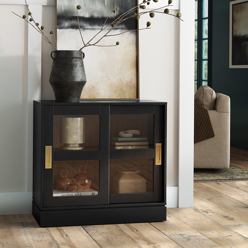 Cabinet Black Furniture Promontory | Whalen 32in