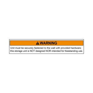 0238-A Not Intended to Be Freestanding Warning rA 20230927
