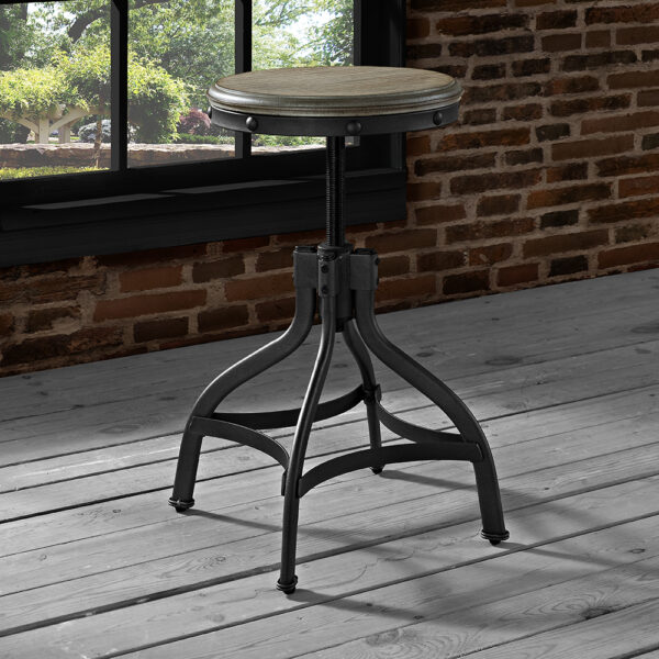 Lowes- WSLM3P-S – Swivel Industrial Bar Stool-RS-3
