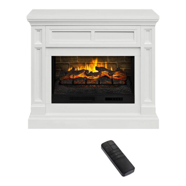 HDFP48-66AE_Quintane_48in_Fireplace_White_KO-FR-02