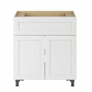 LWSCLICK-20_Enfield_30in_SinkBaseCabinet_ClassicWhite_KO-FR-1200