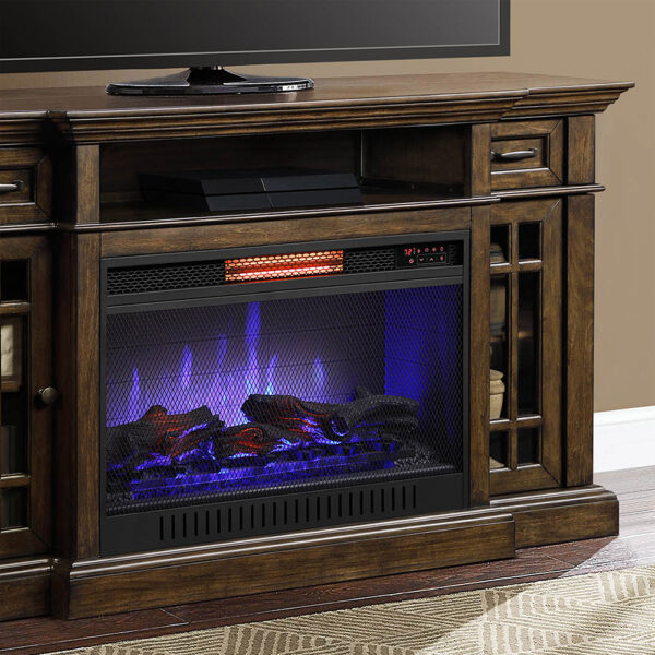 SMBAYFPC-33-E _Baylor_66in_Fireplace_Brown_LS-DS-02